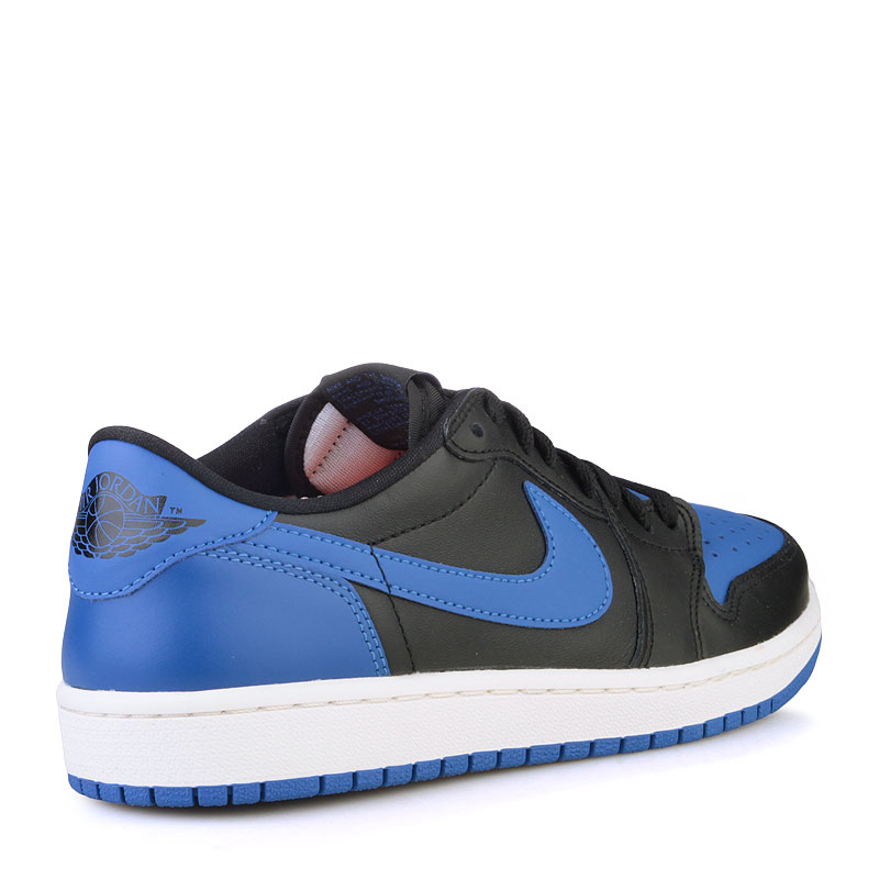 мужские синие кроссовки Jordan 1 Low Retro OG 705329-004 - цена, описание, фото 2